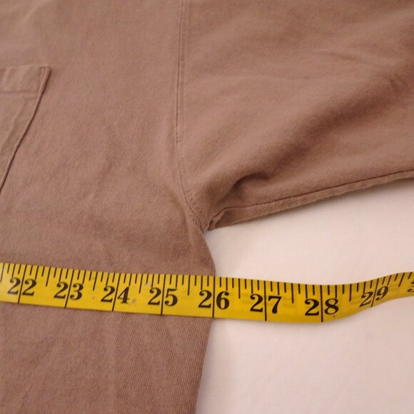 Carhartt K87 Short Sleeve Workwear Pocket T-shirt XL Desert Tan 2007 Heavyweight - Picture 5 of 7